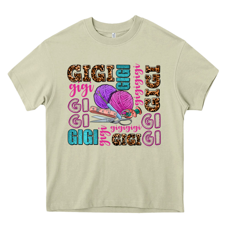 Gigi Gigi With Knitting Heavy Core Tee by AdoDesignShop | Teevron