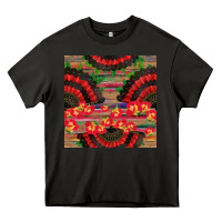 Asphalt spanish hand fan seamless pattern Heavy Core Tee - BundleAndBundleShop