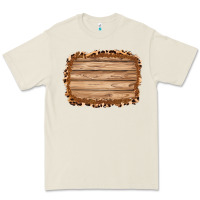 Bone wood leopard and shimmer background 3200x2400 Premium Tee - AdoDesignShop