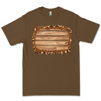 Cacao wood leopard and shimmer background 3200x2400 Premium Tee - AdoDesignShop