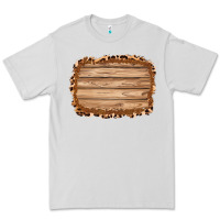 Dove Grey wood leopard and shimmer background 3200x2400 Premium Tee - AdoDesignShop
