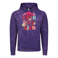 Cloud Purple birthday girl Vintage Hoodie - MaliasSmallBusiness