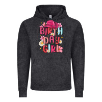 Vintage Black birthday girl Vintage Hoodie - MaliasSmallBusiness