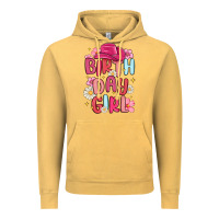 Vintage Mustard birthday girl Vintage Hoodie - MaliasSmallBusiness