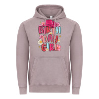 Vintage Zinc birthday girl Vintage Hoodie - MaliasSmallBusiness