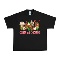 Black chicken   coffee cups Urban Heavy Tee - MaliasSmallBusiness