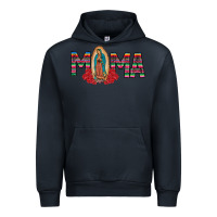 Navy Mama Our Lady Urban Hoodie - CowhideDigitalArt