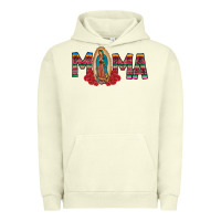 Pigment Pistachio Mama Our Lady Urban Hoodie - CowhideDigitalArt