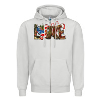 Army Christmas Love 4th Of July Zipper Hoodie | Teevron