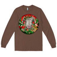 Chestnut christmas rambouillet sheep Long Sleeve Tee - LillyAllenDesigns