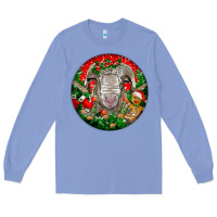 Colony Blue christmas rambouillet sheep Long Sleeve Tee - LillyAllenDesigns