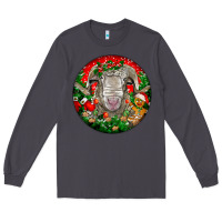 Smoke christmas rambouillet sheep Long Sleeve Tee - LillyAllenDesigns