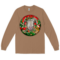 Toasted Coconut christmas rambouillet sheep Long Sleeve Tee - LillyAllenDesigns