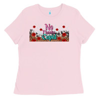 Bubblegum Pink no thanks cupid Ladies Tee - AdoDesignShop