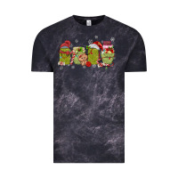 Cloud Black canned pickles christmas light Vintage Tee - MaliasSmallBusiness