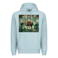 Blue Mist Stay wild Bear tumbler Premium Hoodie - HowdyJamesFarm