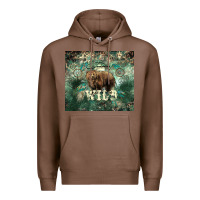 Chestnut Stay wild Bear tumbler Premium Hoodie - HowdyJamesFarm
