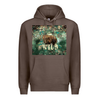 Coffee Stay wild Bear tumbler Premium Hoodie - HowdyJamesFarm