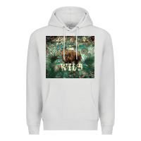 Dove Grey Stay wild Bear tumbler Premium Hoodie - HowdyJamesFarm