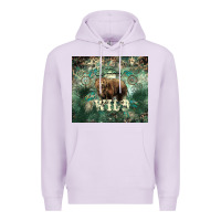 Lilac Stay wild Bear tumbler Premium Hoodie - HowdyJamesFarm