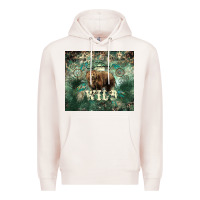Pale Pink Stay wild Bear tumbler Premium Hoodie - HowdyJamesFarm