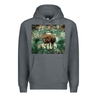 Rock Stay wild Bear tumbler Premium Hoodie - HowdyJamesFarm