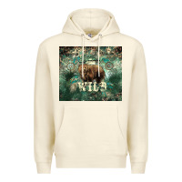 Sandshell Stay wild Bear tumbler Premium Hoodie - HowdyJamesFarm