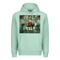 Seafoam Stay wild Bear tumbler Premium Hoodie - HowdyJamesFarm