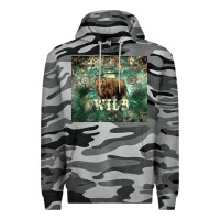 Slate Camo Stay wild Bear tumbler Premium Hoodie - HowdyJamesFarm