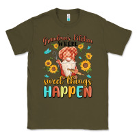 Army Green grandma's kitchen where sweet things happen Classic Tee - MaliasSmallBusiness
