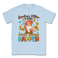 Dusty Blue grandma's kitchen where sweet things happen Classic Tee - MaliasSmallBusiness