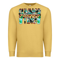 Antique Gold Summer Time Cowhide Serape Premium Sweatshirt - CowCowDesign