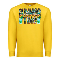 Lemon Summer Time Cowhide Serape Premium Sweatshirt - CowCowDesign