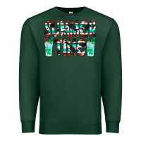 Sports Green Summer Time Cowhide Serape Premium Sweatshirt - CowCowDesign