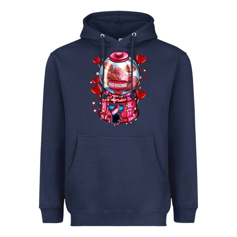 Kiss  Machine  Olivia Heavyweight Hoodie by OliviaCreatesArt | Teevron