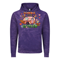 Cloud Purple camping is my kitchen Vintage Hoodie - NancyCooperArtShop