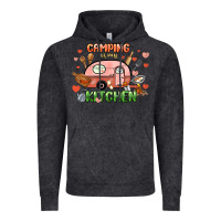 Vintage Black camping is my kitchen Vintage Hoodie - NancyCooperArtShop