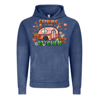 Vintage Denim camping is my kitchen Vintage Hoodie - NancyCooperArtShop