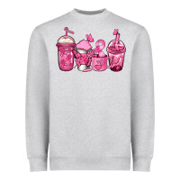 Heather Grey breast cancer coffee Heavyweight Sweatshirt - Jasminsmagicworld