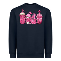 Navy breast cancer coffee Heavyweight Sweatshirt - Jasminsmagicworld