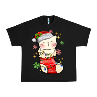 Black christmas cat in Urban Heavy Tee - MaliasSmallBusiness