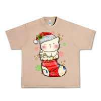 Burro christmas cat in Urban Heavy Tee - MaliasSmallBusiness