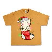 Peanut Butter christmas cat in Urban Heavy Tee - MaliasSmallBusiness