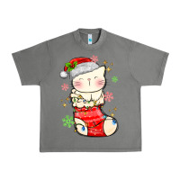 Tornado christmas cat in Urban Heavy Tee - MaliasSmallBusiness