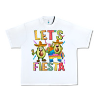 White let's fiesta Urban Heavy Tee - JahusDesignShop