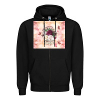 Black where flowers bloom so does hope Zipper Hoodie - TumblerDesignByShophia