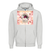 Dove Grey where flowers bloom so does hope Zipper Hoodie - TumblerDesignByShophia