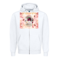 White where flowers bloom so does hope Zipper Hoodie - TumblerDesignByShophia