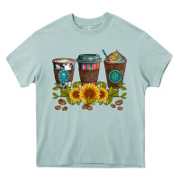 Arona coffee group and sunflowers Heavy Core Tee - Artiststas