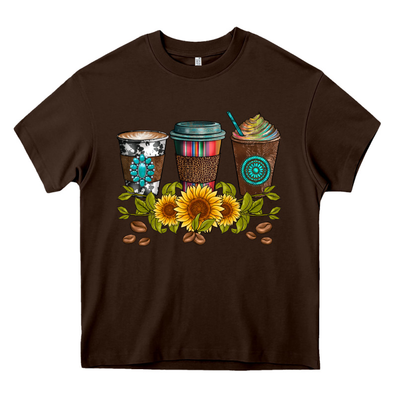 Coffee Group And Sunflowers Heavy Core Tee by Artiststas | Teevron